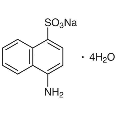 Sodium 4-Amino-1-naphthalenesulfonate Tetrahydrate Chemical Structure