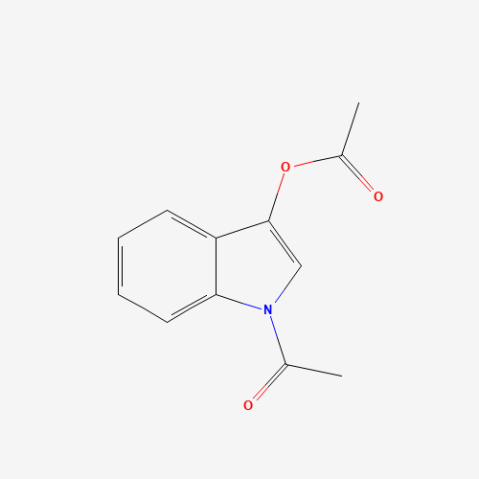 1-ACETYL-3-INDOLYL ACETATE Chemical Structure