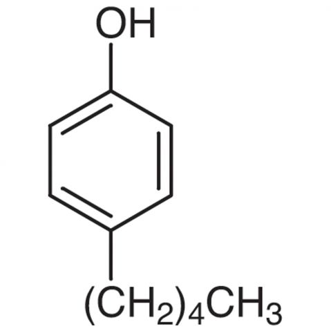 4-Amylphenol Chemical Structure