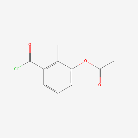 3-Acetoxy-2-methylbenzoyl chloride Chemical Structure