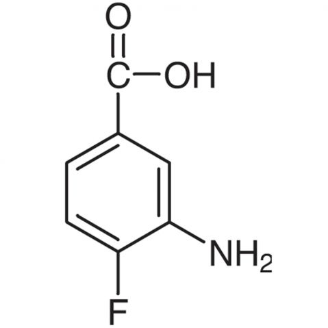 3-Amino-4-fluorobenzoic Acid Chemical Structure