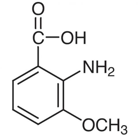 2-Amino-3-methoxybenzoic Acid التركيب الكيميائي