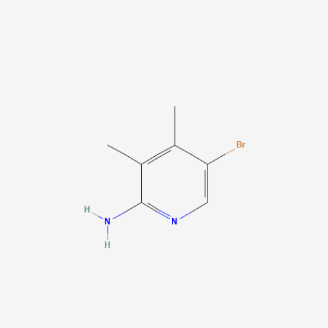 2-Amino-5-bromo-3,4-dimethylpyridine Chemical Structure