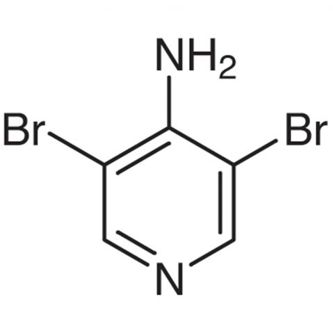 4-Amino-3,5-dibromopyridine Chemische Struktur