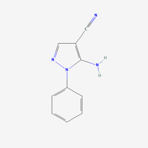 5-amino-1-phenyl-1H-pyrazole-4-carbonitrile Chemical Structure