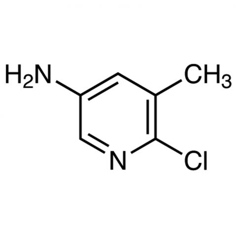 5-Amino-2-chloro-3-picoline Chemical Structure