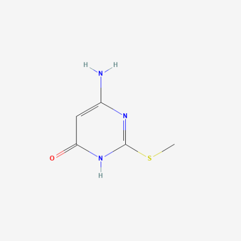 4-Amino-2-(methylthio)-6-pyrimidinol Chemical Structure