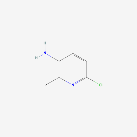 3-Amino-6-chloro-2-methylpyridine Chemische Struktur