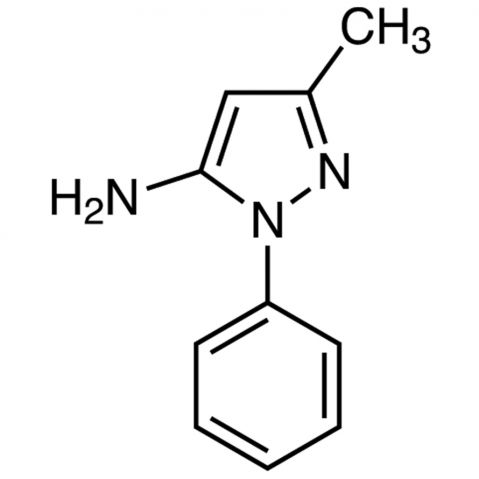 5-Amino-3-methyl-1-phenylpyrazole Chemical Structure