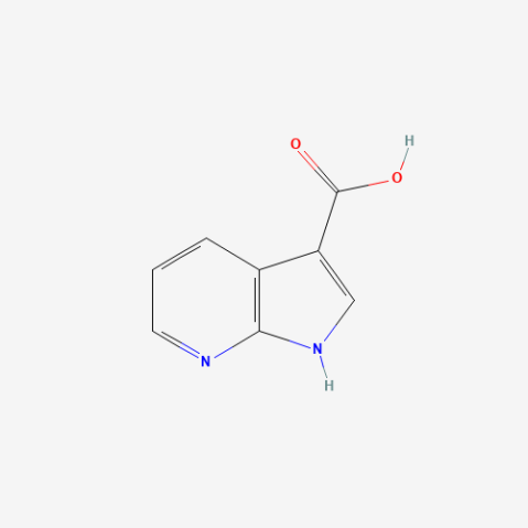 7-Azaindole-3-carboxylic acid 化学構造