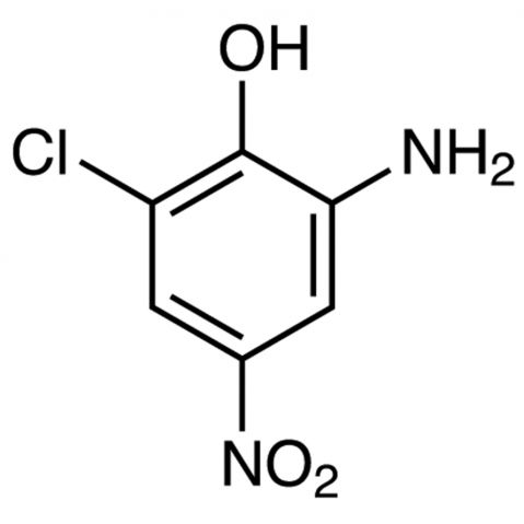 2-Amino-6-chloro-4-nitrophenol التركيب الكيميائي