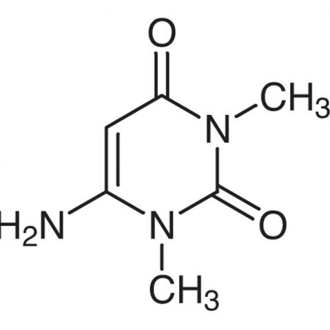 6-Amino-1,3-dimethyluracil 化学構造