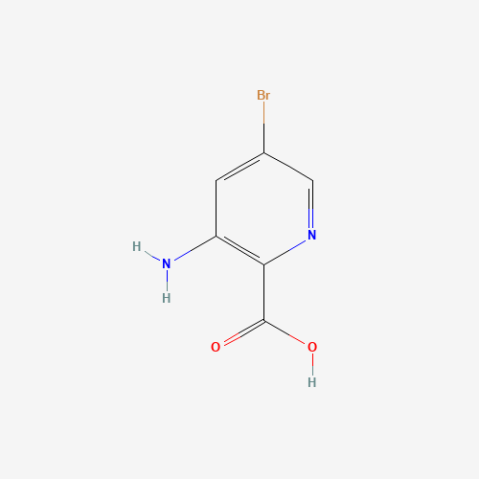 3-Amino-5-bromopicolinic acid Chemische Struktur