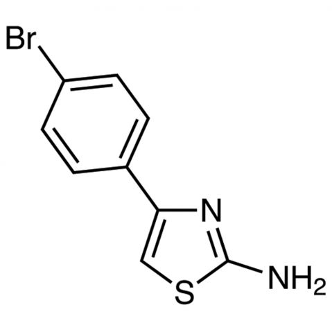 2-Amino-4-(4-bromophenyl)thiazole Chemical Structure