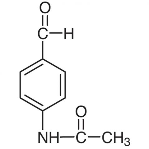 4-Acetamidobenzaldehyde 化学構造