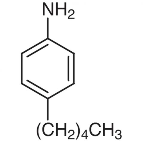 4-Amylaniline التركيب الكيميائي