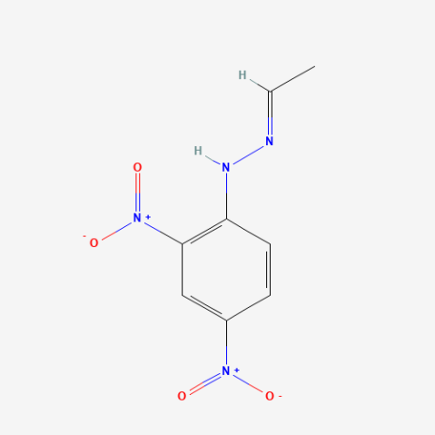 Acetaldehyde 2,4-Dinitrophenylhydrazone التركيب الكيميائي