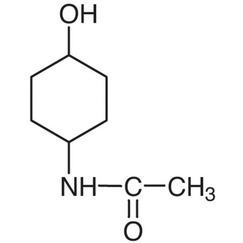 4-Acetamidocyclohexanol (cis- and trans- mixture) التركيب الكيميائي