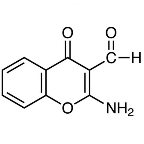 2-Amino-3-formylchromone Chemische Struktur