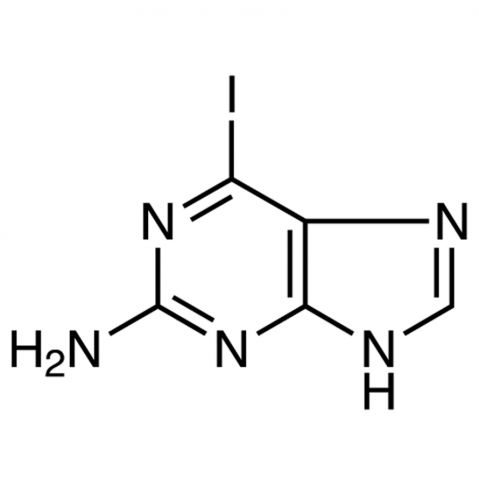 2-Amino-6-iodopurine Chemical Structure