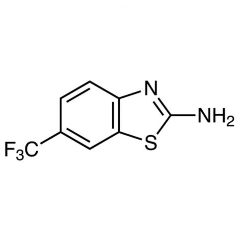 2-Amino-6-(trifluoromethyl)benzothiazole Chemische Struktur