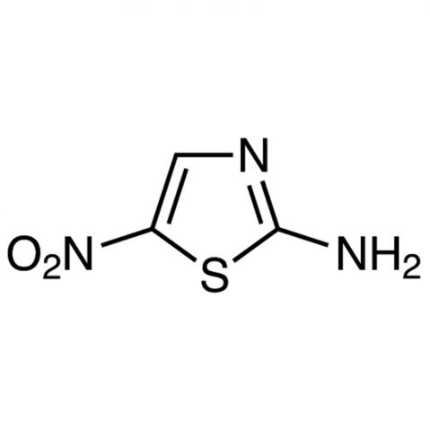 2-Amino-5-nitrothiazole 化学構造