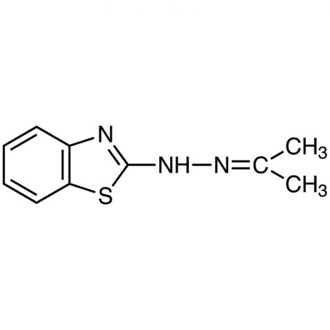 Acetone Benzothiazolyl-2-hydrazone التركيب الكيميائي