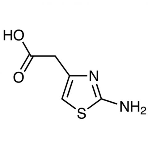 (2-Amino-4-thiazolyl)acetic Acid Chemical Structure