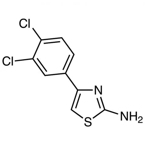 2-Amino-4-(3,4-dichlorophenyl)thiazole Chemische Struktur