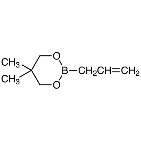 2-Allyl-5,5-dimethyl-1,3,2-dioxaborinane (stabilized with Phenothiazine) 化学構造