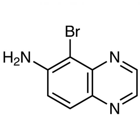 6-Amino-5-bromoquinoxaline Chemical Structure