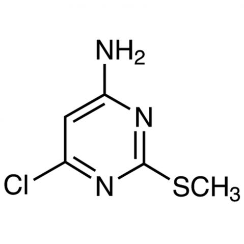 4-Amino-6-chloro-2-(methylthio)pyrimidine 化学構造