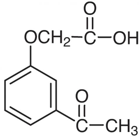 (3-Acetylphenoxy)acetic Acid Chemical Structure