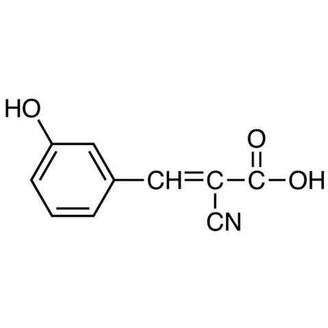 α-Cyano-3-hydroxycinnamic Acid Chemical Structure