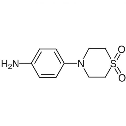 4-(4-Aminophenyl)thiomorpholine 1,1-Dioxide Chemical Structure