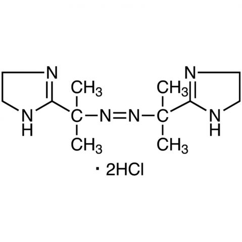 2,2'-Azobis[2-(2-imidazolin-2-yl)propane] Dihydrochloride التركيب الكيميائي