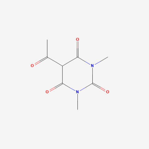 5-Acetyl-1,3-dimethylbarbituric Acid التركيب الكيميائي