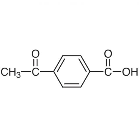 4-Acetylbenzoic Acid Chemical Structure