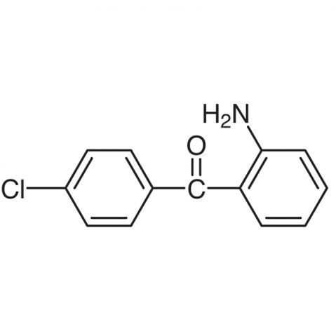 2-Amino-4'-chlorobenzophenone Chemische Struktur