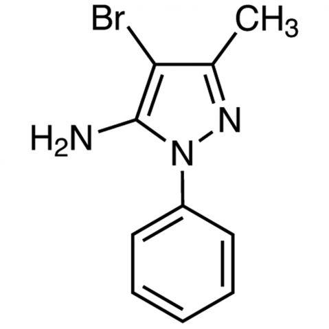 5-Amino-4-bromo-3-methyl-1-phenylpyrazole التركيب الكيميائي