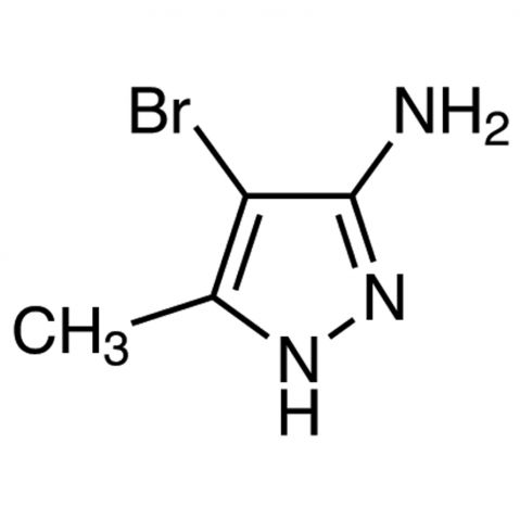 3-Amino-4-bromo-5-methylpyrazole التركيب الكيميائي