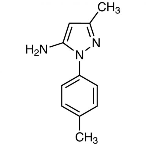 5-Amino-3-methyl-1-p-tolylpyrazole 化学構造