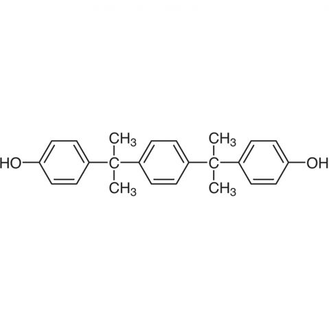 α,α'-Bis(4-hydroxyphenyl)-1,4-diisopropylbenzene Chemical Structure