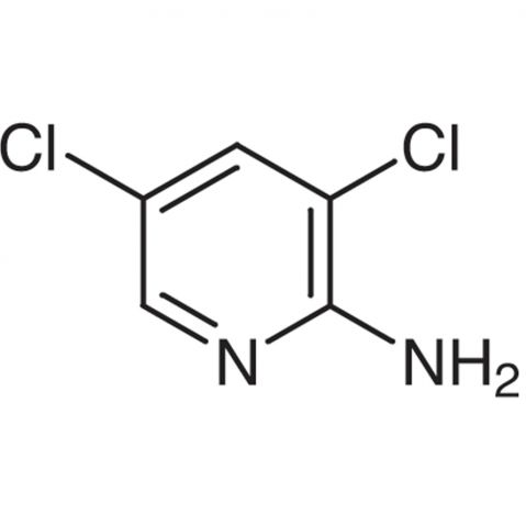 2-Amino-3,5-dichloropyridine Chemische Struktur