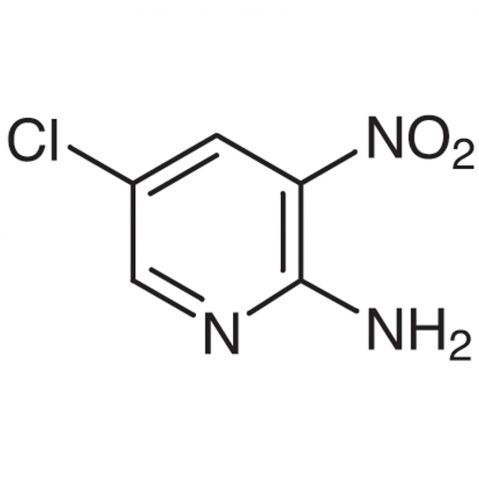 2-Amino-5-chloro-3-nitropyridine 化学構造