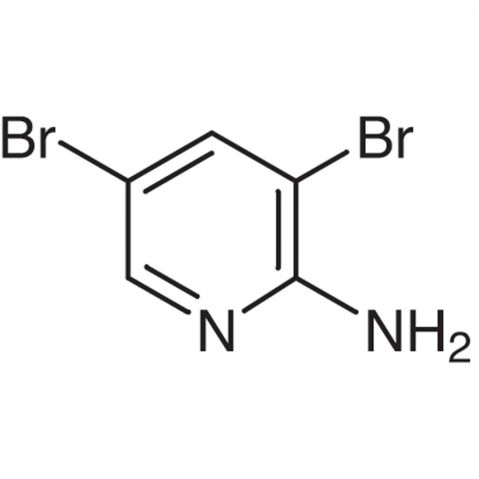 2-Amino-3,5-dibromopyridine التركيب الكيميائي