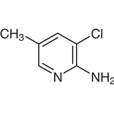 2-Amino-3-chloro-5-methylpyridine Chemical Structure