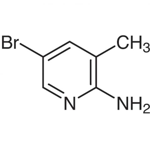 2-Amino-5-bromo-3-methylpyridine Chemical Structure