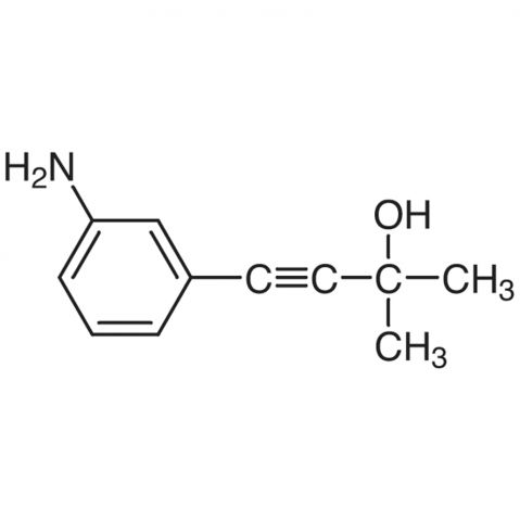 4-(3-Aminophenyl)-2-methyl-3-butyn-2-ol Chemical Structure