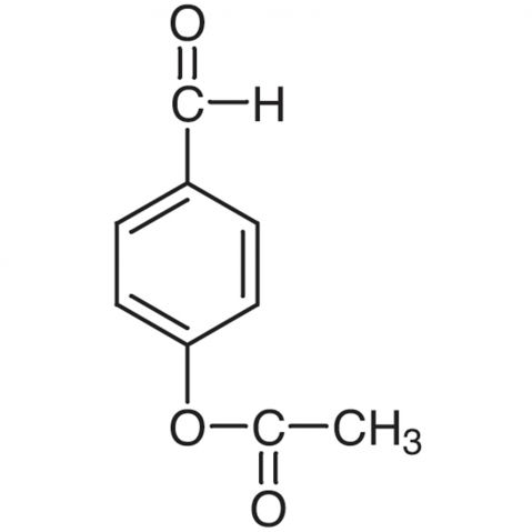 4-Acetoxybenzaldehyde Chemische Struktur